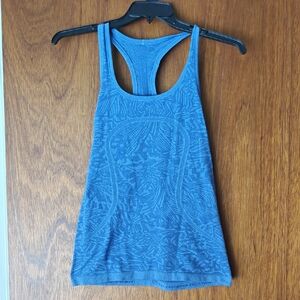 lululemon athletica Blue Tank Top